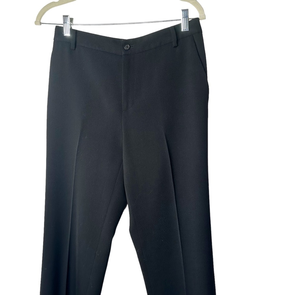 Lauren Ralph Lauren Front Pleated Black Trouser Pants Size 4 - Picture 3 of 9
